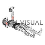 Kettlebell Alternating Press On Floor Female