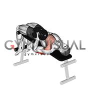 dumbbell decline one arm hammer press
